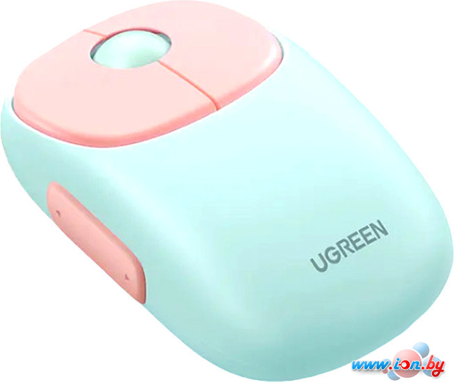 Мышь Ugreen Fun+ MU102 15722 (мятный/розовый) в Гомеле