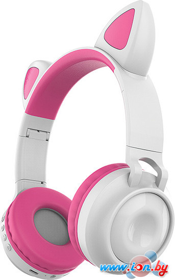 Наушники QUMO Party Cat 32305 (белый/розовый) в Могилёве
