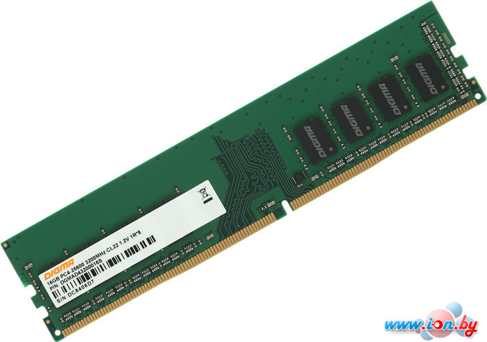 Оперативная память Digma 16ГБ DDR4 3200 МГц DGMAD43200016S в Могилёве