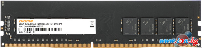 Оперативная память Digma 32ГБ DDR4 2666 МГц DGMAD42666032D в Гродно