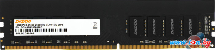 Оперативная память Digma 16ГБ DDR4 2666 МГц DGMAD42666016D в Гомеле