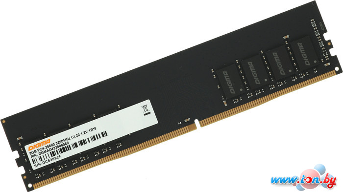 Оперативная память Digma 8ГБ DDR4 3200 МГц DGMAD43200008S в Гродно