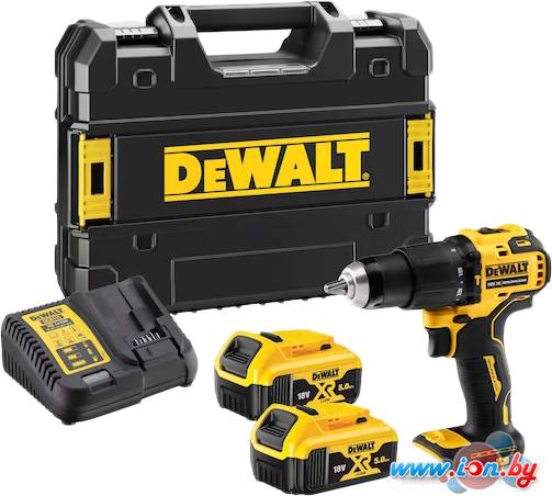 Ударная дрель-шуруповерт DeWalt DCD709P2T (с 2-мя АКБ 5 Ач, кейс) в Могилёве