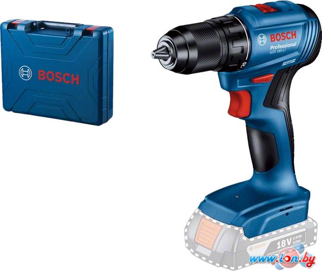 Дрель-шуруповерт Bosch GSR 185-LI Professional 06019K3003 (без АКБ, кейс) в Могилёве