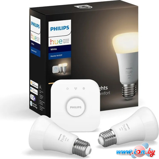 Набор умного дома Philips HueW 9W A60 E27 2set в Могилёве