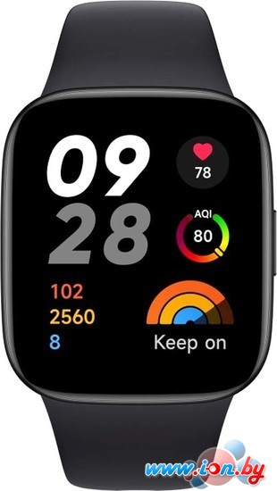 Умные часы Xiaomi Redmi Watch 3 Active (черный, международная версия) в Могилёве