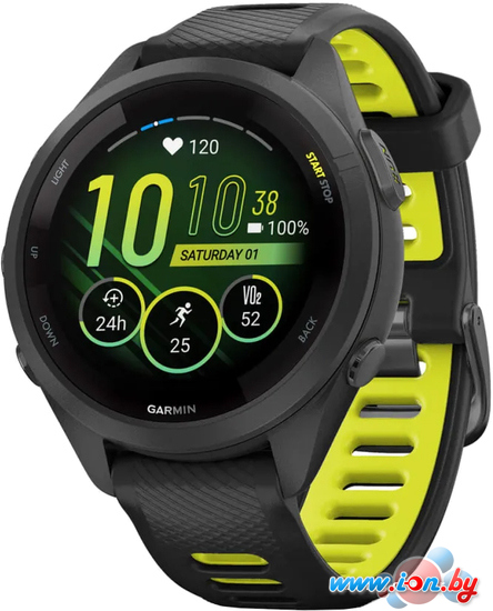 Умные часы Garmin Forerunner 265S 42 мм (черный/желтый) в Могилёве