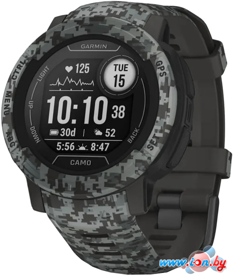 Умные часы Garmin Instinct 2 Camo Edition 45 мм (темно-серый камуфляж) в Могилёве