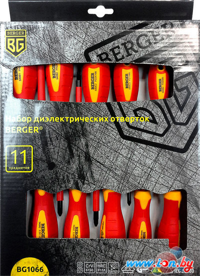 Набор отверток Berger BG1066 (11 предметов) в Могилёве