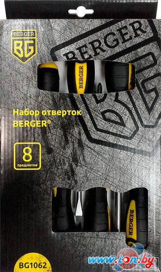 Набор отверток Berger BG1062 (8 предметов) в Бресте