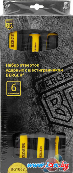 Набор отверток Berger BG1067 (6 предметов) в Минске