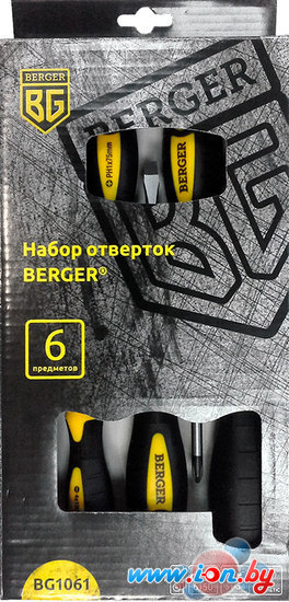 Набор отверток Berger BG1061 (6 предметов) в Гомеле