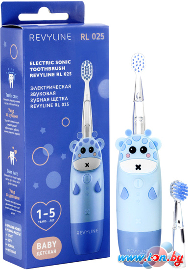 Электрическая зубная щетка Revyline RL 025 Baby (синий) в Могилёве