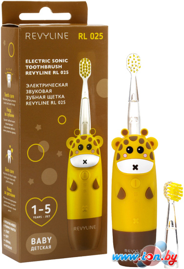 Электрическая зубная щетка Revyline RL 025 Baby (желтый) в Могилёве