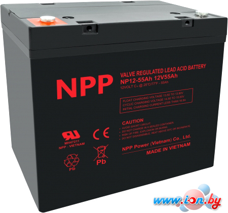 Аккумулятор для ИБП NPP NP12-55Ah 12V155Ah в Могилёве