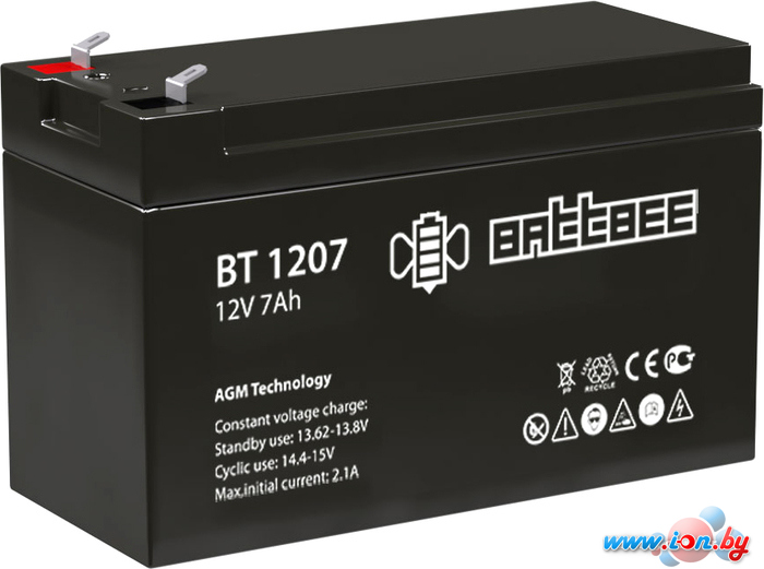 Аккумулятор для ИБП BattBee BT 1207 (12В/7Ач) в Гродно