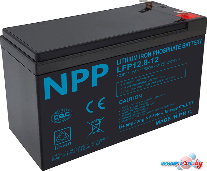 Аккумулятор для ИБП NPP LFP12.8-12Ah 12.8V 12Ah в Гродно