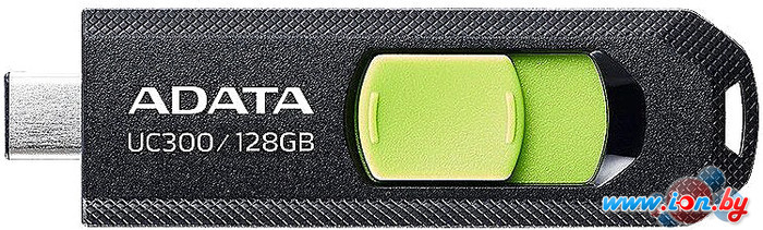 USB Flash ADATA UC300 128GB (черный/зеленый) в Могилёве