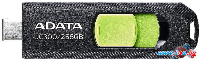 USB Flash ADATA UC300 256GB (черный/зеленый) в Минске