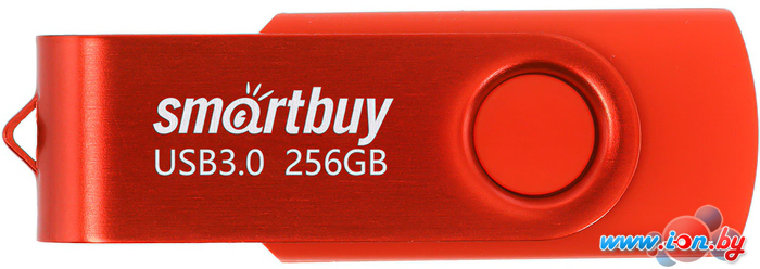USB Flash SmartBuy Twist Dual Type-C/Type-A 256GB (красный) в Могилёве