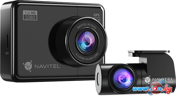 Видеорегистратор-GPS информатор (2в1) NAVITEL R9 Dual в Могилёве