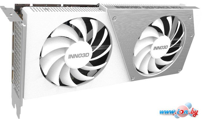 Видеокарта Inno3D GeForce RTX 4060 Ti 16GB Twin X2 OC White N406T2-16D6X-178055W в Минске