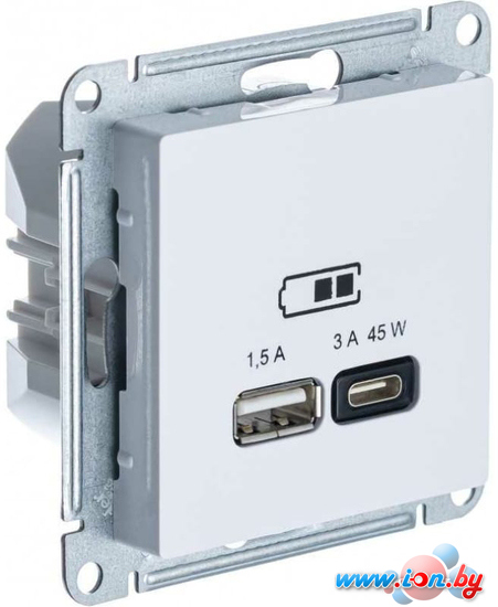 Розетка USB Schneider Electric Atlas Design ATN000129 в Могилёве