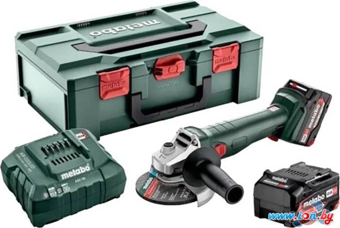 Угловая шлифмашина Metabo W 18 L 9-125 602247510 (с 2-мя АКБ, кейс) в Гомеле