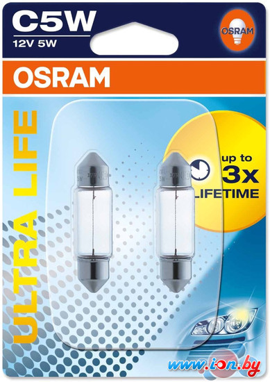 Галогенная лампа Osram C5W Ultra Life 2шт [6418ULT-02B] в Гомеле