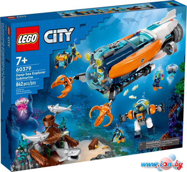 Конструктор LEGO City 60379 Глубоководная исследовательская подводная лодка в Могилёве