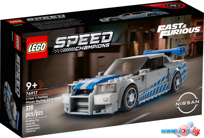 Конструктор LEGO Speed Champions 76917 Двойной Форсаж: Nissan Skyline GT-R (R34) в Могилёве