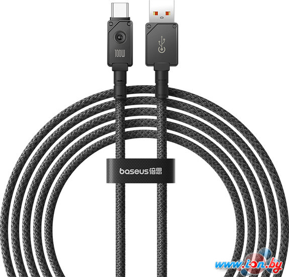 Кабель Baseus Unbreakable Series Fast Charging Data Cable 100W USB Type-A - USB Type-C (2 м, черный) в Гомеле