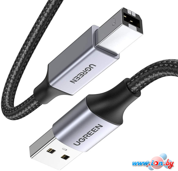 Кабель Ugreen US369 80804 USB Type-A - USB Type-B (3 м, черный) в Минске