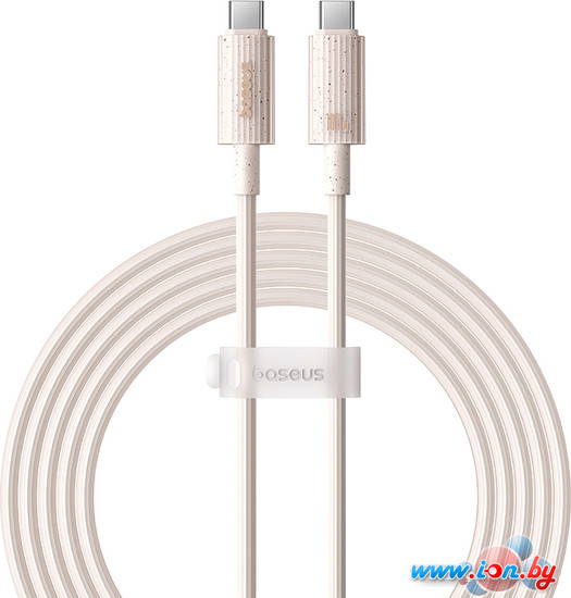 Кабель Baseus Habitat Series Fast Charging Cable 100W USB Type-C - USB Type-C (2 м, бежевый) в Гродно