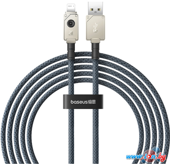 Кабель Baseus Unbreakable Series USB Type-A - Lightning (2 м, белый) в Минске