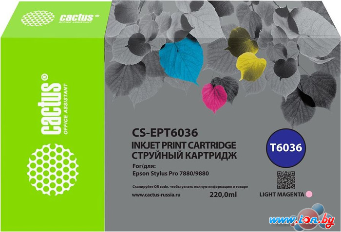 Картридж CACTUS CS-EPT6036 (аналог Epson EPT6036) в Могилёве