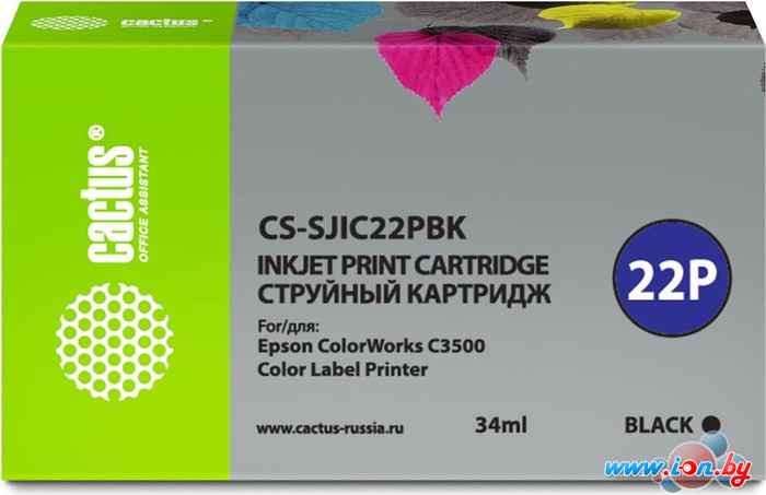 Картридж CACTUS CS-SJIC22PBK (аналог Epson SJIC22PBK) в Бресте