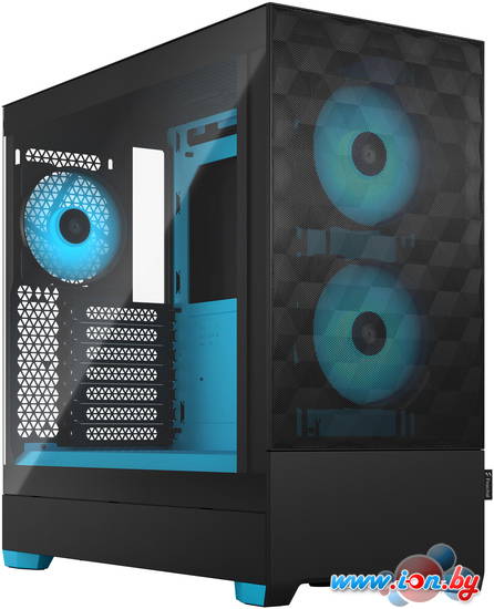 Корпус Fractal Design Pop Air RGB Cyan Core TG Clear Tint FD-C-POR1A-02 в Могилёве