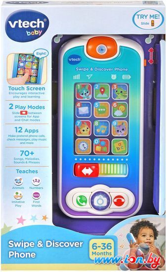 Интерактивная игрушка VTech Телефон Листай и изучай 80-537626 в Могилёве