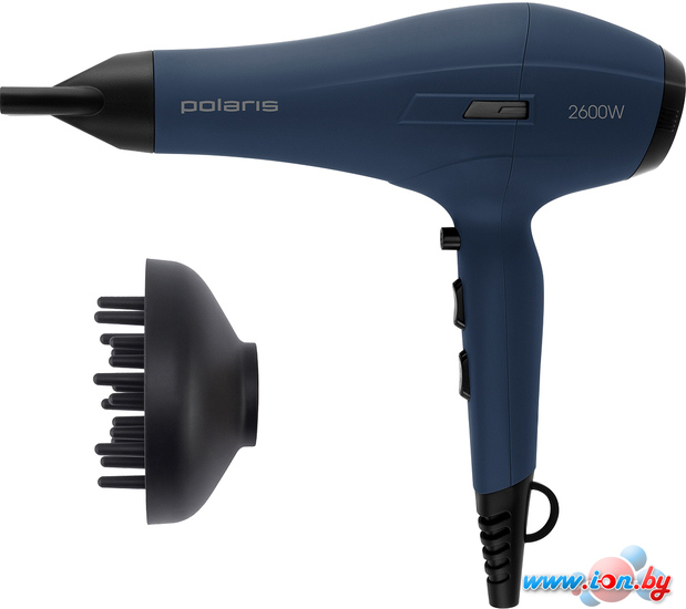 Фен Polaris PHD 2600ACi Salon Hair (синий) в Витебске