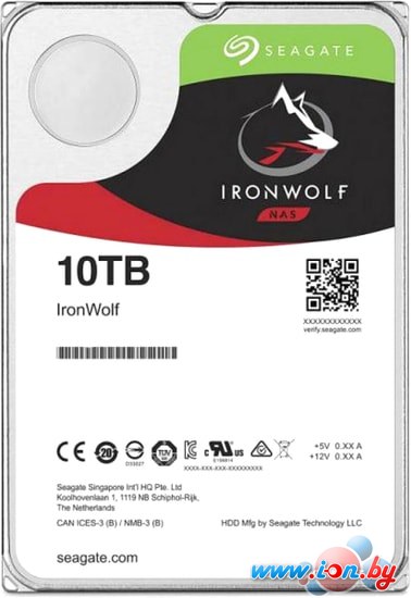 Жесткий диск Seagate IronWolf 10TB ST10000VN000 в Гродно