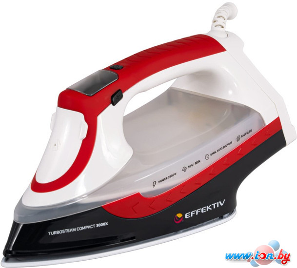 Утюг Effektiv Turbosteam 3000Х (красный) в Витебске