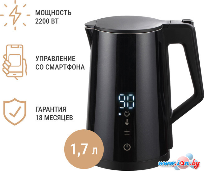 Электрический чайник TECHNO D3815ES (черный) в Минске