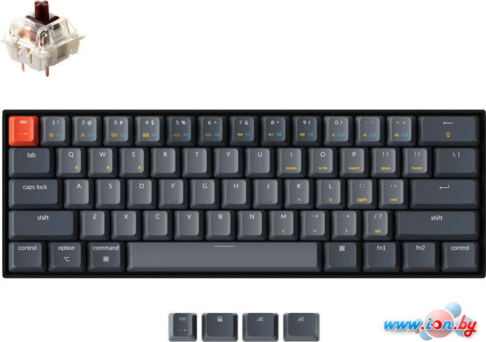 Клавиатура Keychron K12 RGB K12-B3-RU (Gateron G Pro Brown) в Минске