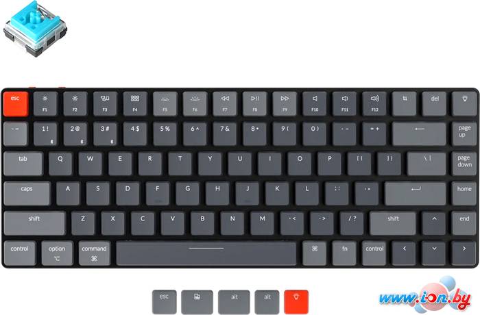 Клавиатура Keychron K3 V2 RGB K3-E2 (Keychron Low Profile Optical Blue, нет кириллицы) в Гомеле