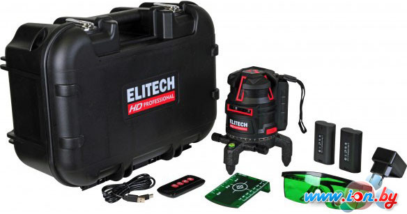 Лазерный нивелир ELITECH HD Professional HD LN 5D Green 204734 в Могилёве