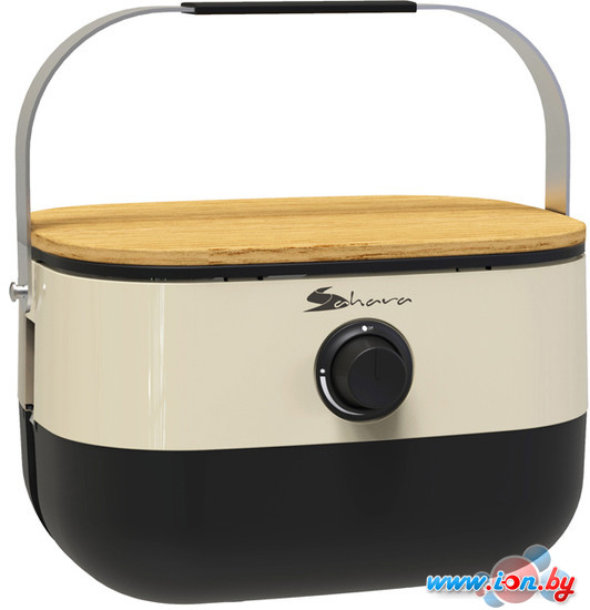 Портативный газовый гриль Sahara Mini BBQ (кремовый) в Гомеле