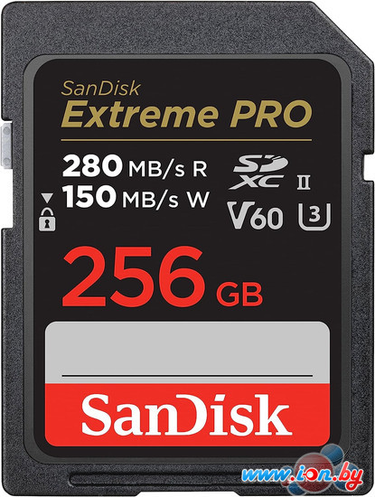 Карта памяти SanDisk Extreme PRO SDXC SDSDXEP-256G-GN4IN 256GB в Минске