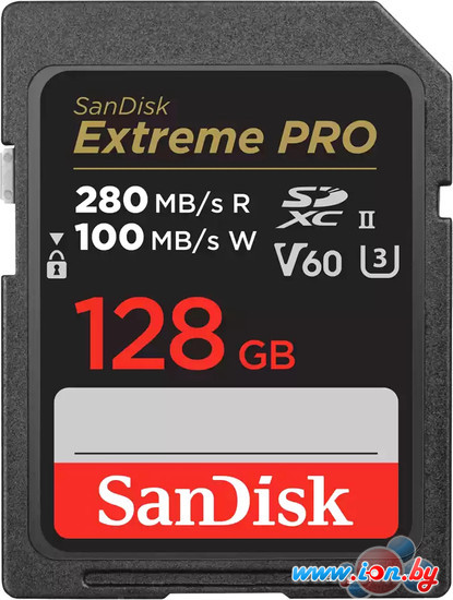 Карта памяти SanDisk Extreme PRO SDXC SDSDXEP-128G-GN4IN 128GB в Минске