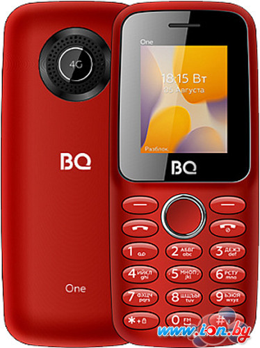 Кнопочный телефон BQ-Mobile BQ-1800L One (красный) в Минске